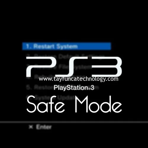 PS3 Güvenli Mod - Safe Mode Açma